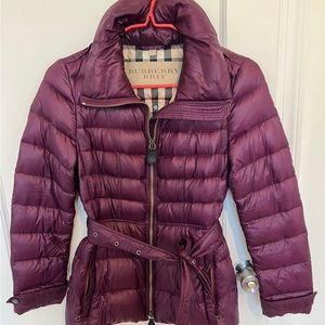 Authentic Burberry coat with belt